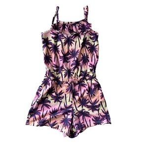 Wonder Nation Girls Palm tree Romper 🌴